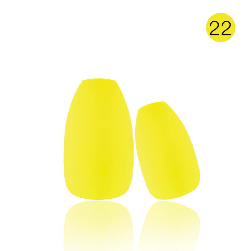 Wholesale Matte Full Sticker Solid Color Plastic Nail Stickers